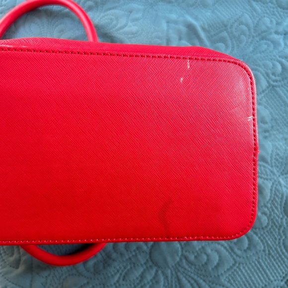 Anne Klein Vibrant Red Satchel - Picture 13 of 13